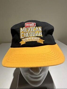 Herr's Mexican Cheddar Two-Tone Baseball Cap - Black & Yellow